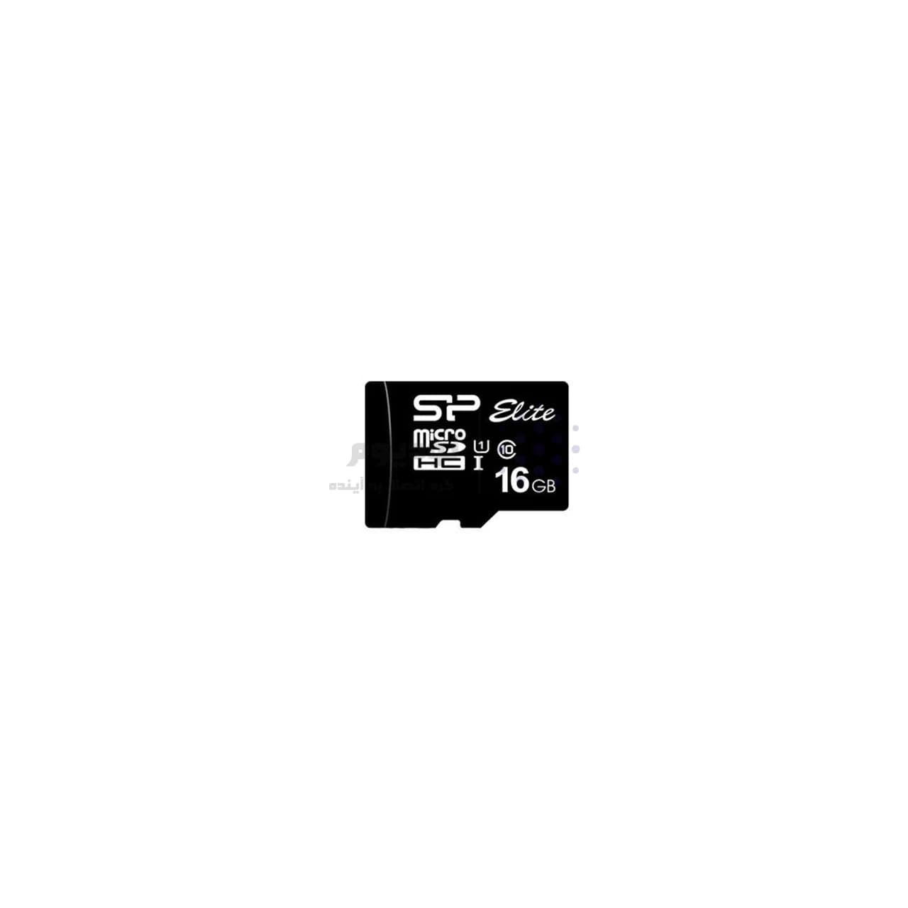 (گارانتی متین) مشکی Silicon Power microSDHC UHS-I U1 Class 10 Elite-100MB/S – 16GB — تصویر ۲