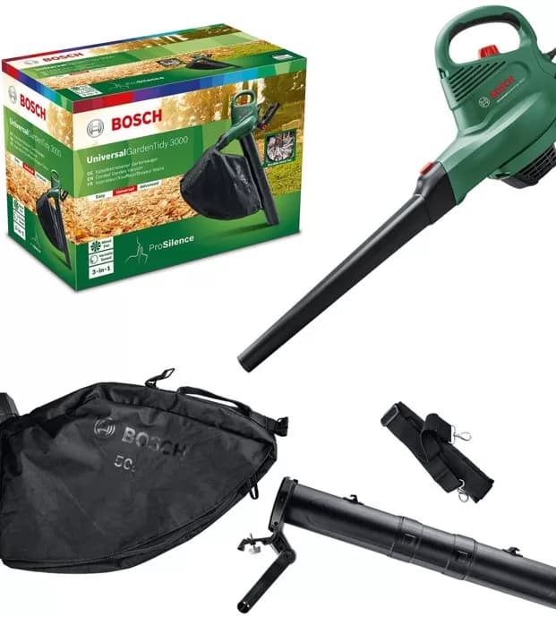 دمنده مکنده برگ جمع کن بوش مدل universal garden tidy 3000