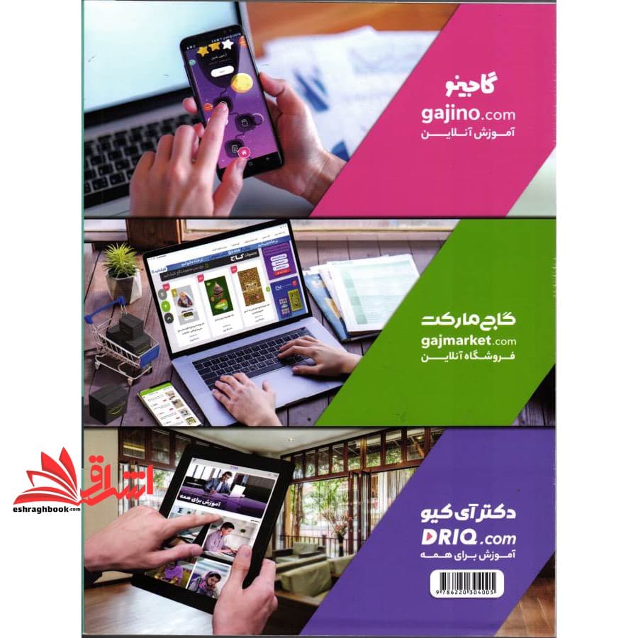 کتاب EQ جامع اول (پرسمان) گاج ارائه درسنامه و نکات مفید و کاربردی، سوال های استاندارد و طبقه بندی شده، همراه با ۴۰ دیکته خلاقانه و چند قسمتی — تصویر ۲