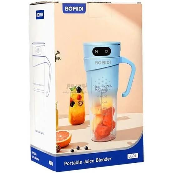 شیکر شارژی Bomidi مدل JB01 – آبی (گارانتی شش ماهه شرکتی) — تصویر ۵
