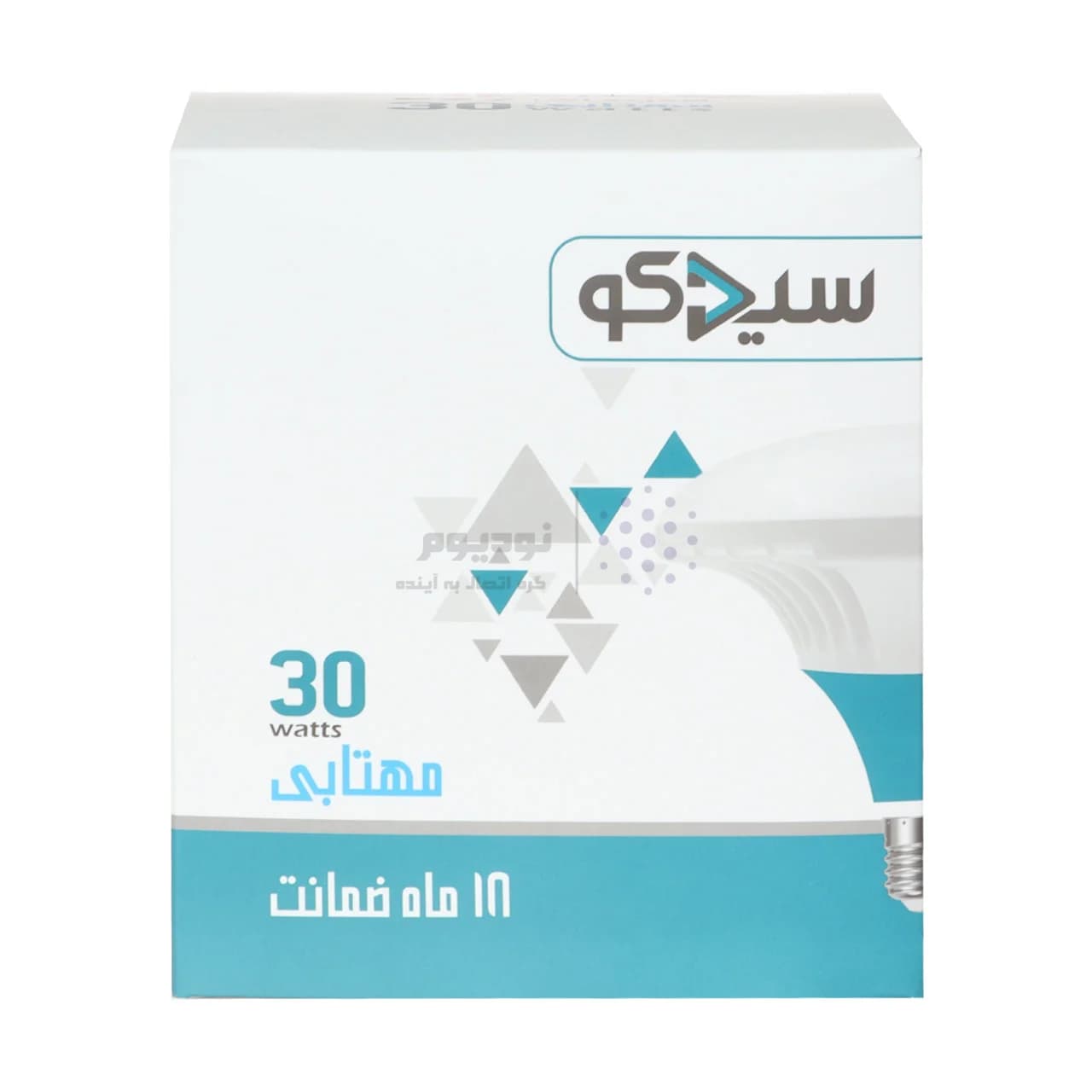 لامپ استوانه ای Sidco مدل E27 30W – آفتابی — تصویر ۹