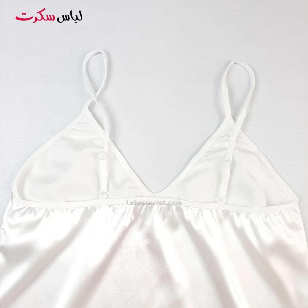 لباس خواب ساتن ابریشم باربی lebassecret1142 — تصویر ۴