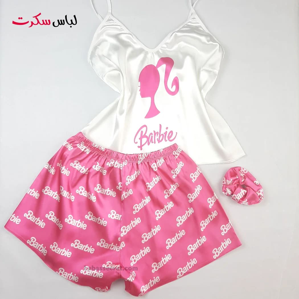لباس خواب ساتن ابریشم باربی lebassecret1142