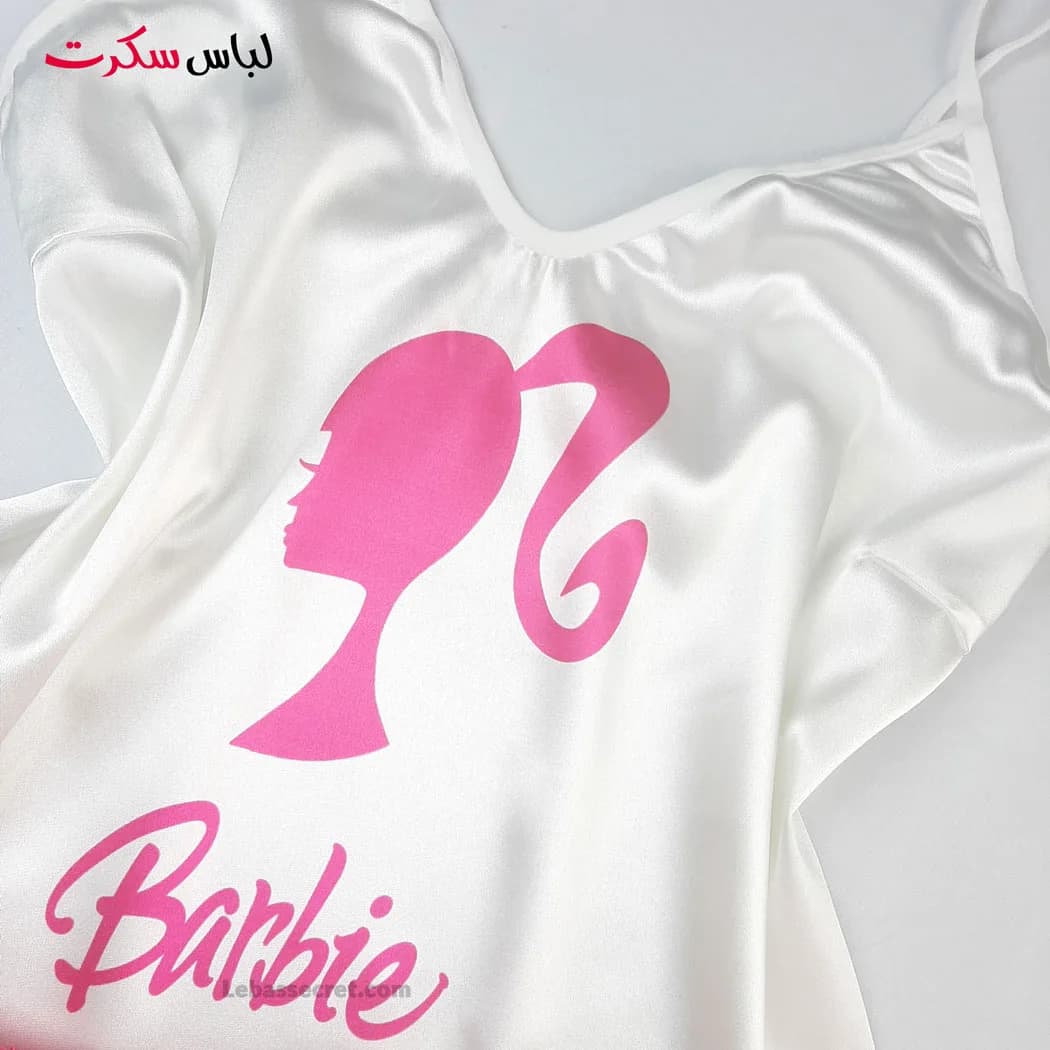 لباس خواب ساتن ابریشم باربی lebassecret1142 — تصویر ۲