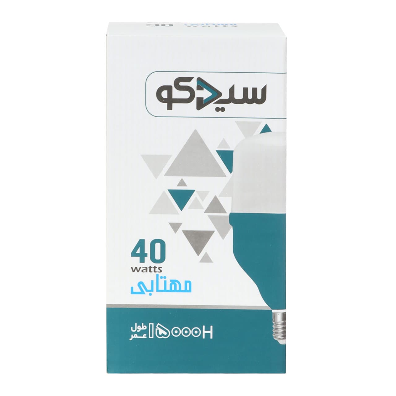 لامپ استوانه ای Sidco مدل E27 40W – آفتابی — تصویر ۹