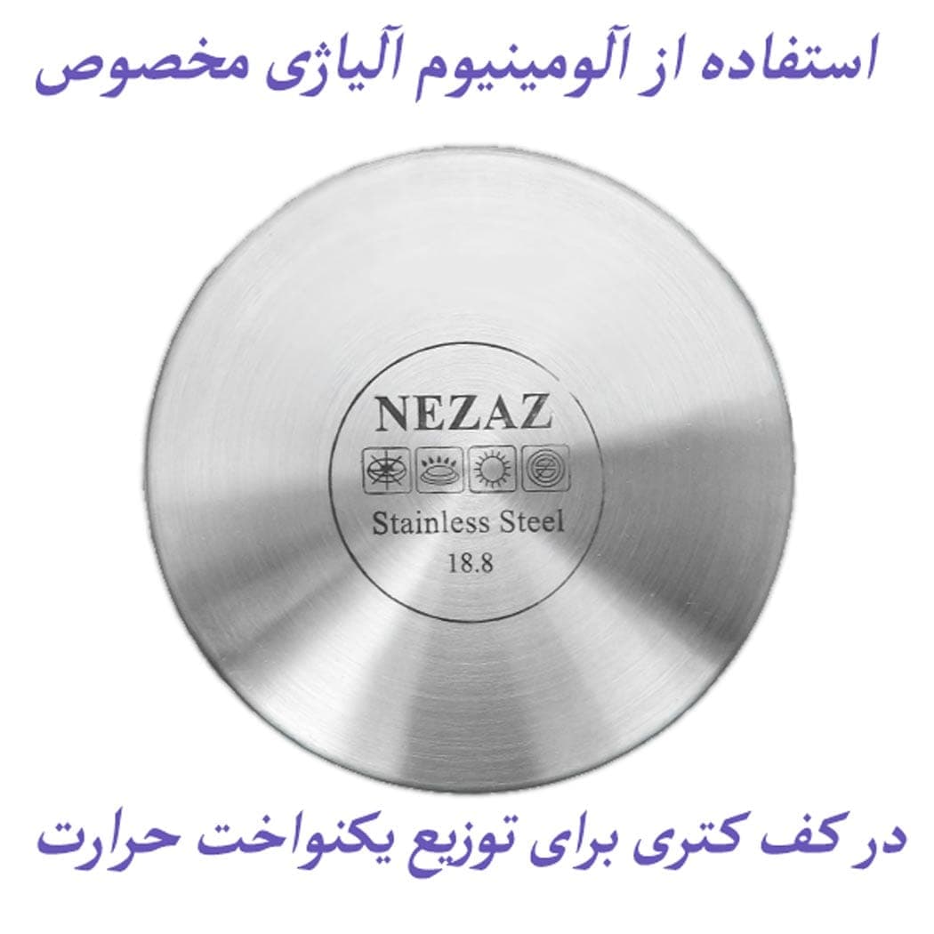 کتری قوری 3 لیتر نزاز nezaz (مدل 2403) — تصویر ۴