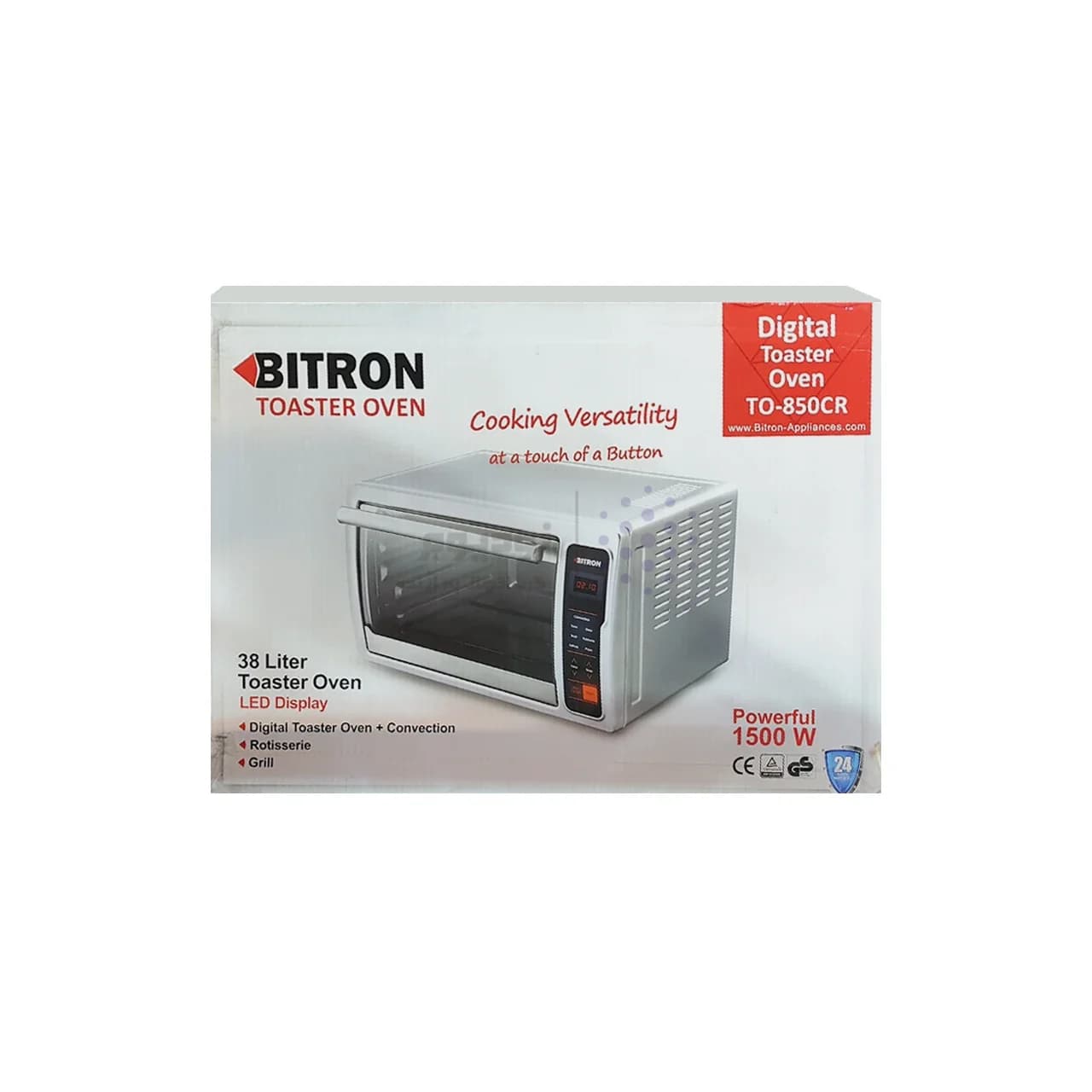 آون تستر Bitron مدل TO850CR 1500W – سفید — تصویر ۴