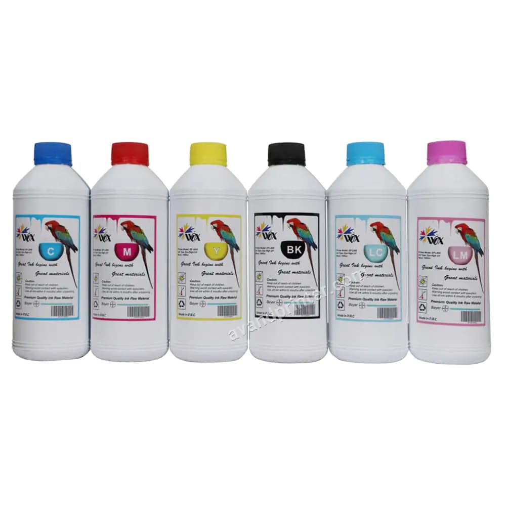 ست جوهر پرینتر اپسون 6 رنگ Epson WOX 1000ml — تصویر ۲