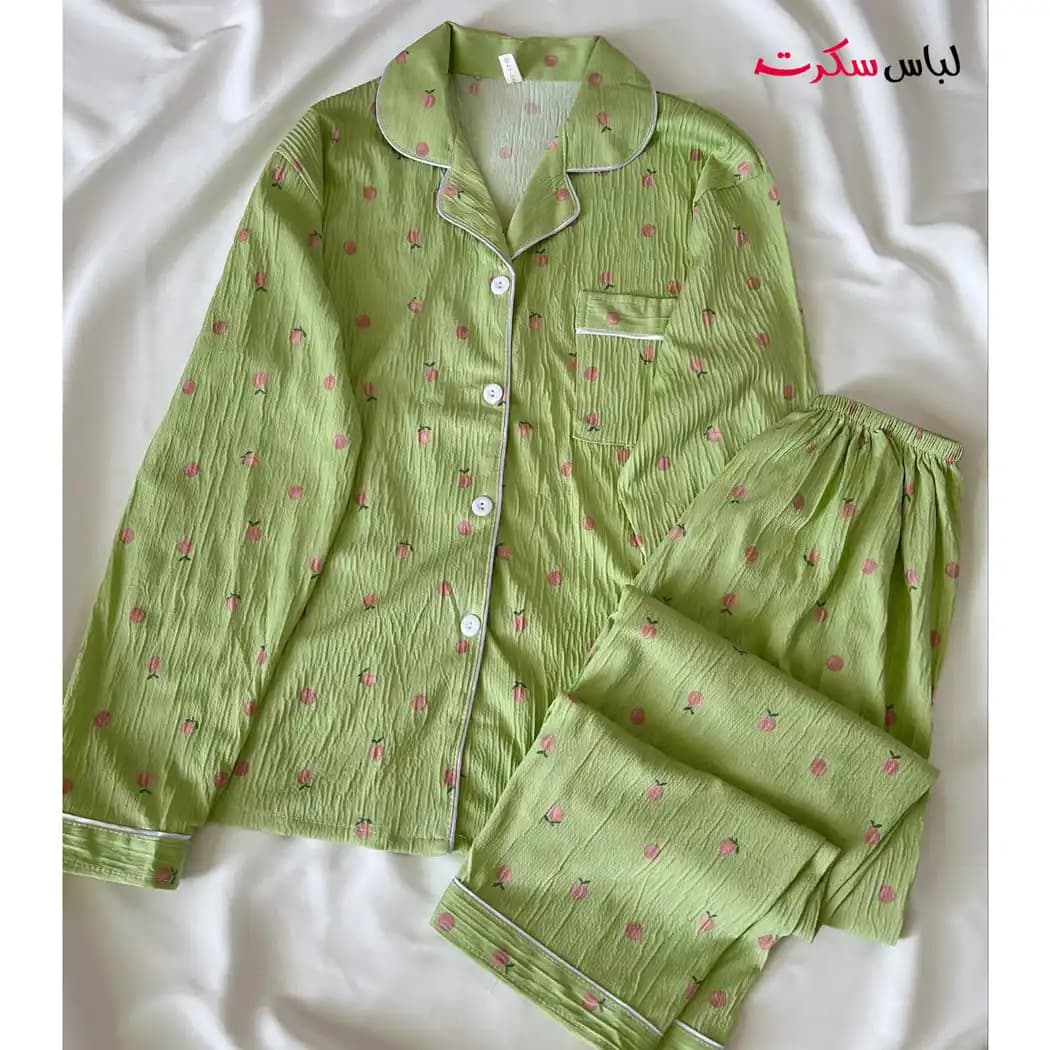 بلوز شلوار راحتی عروسکی زنانه ls286 — تصویر ۳