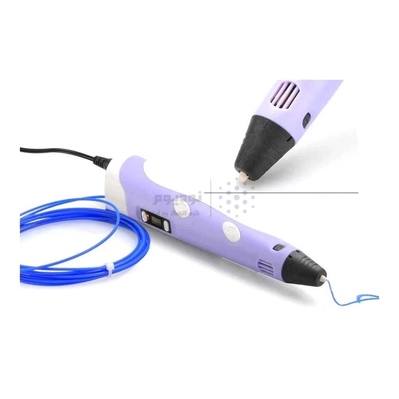 قلم سه بعدی طراحی مدل DX-100B – سفید یاسی — تصویر ۳