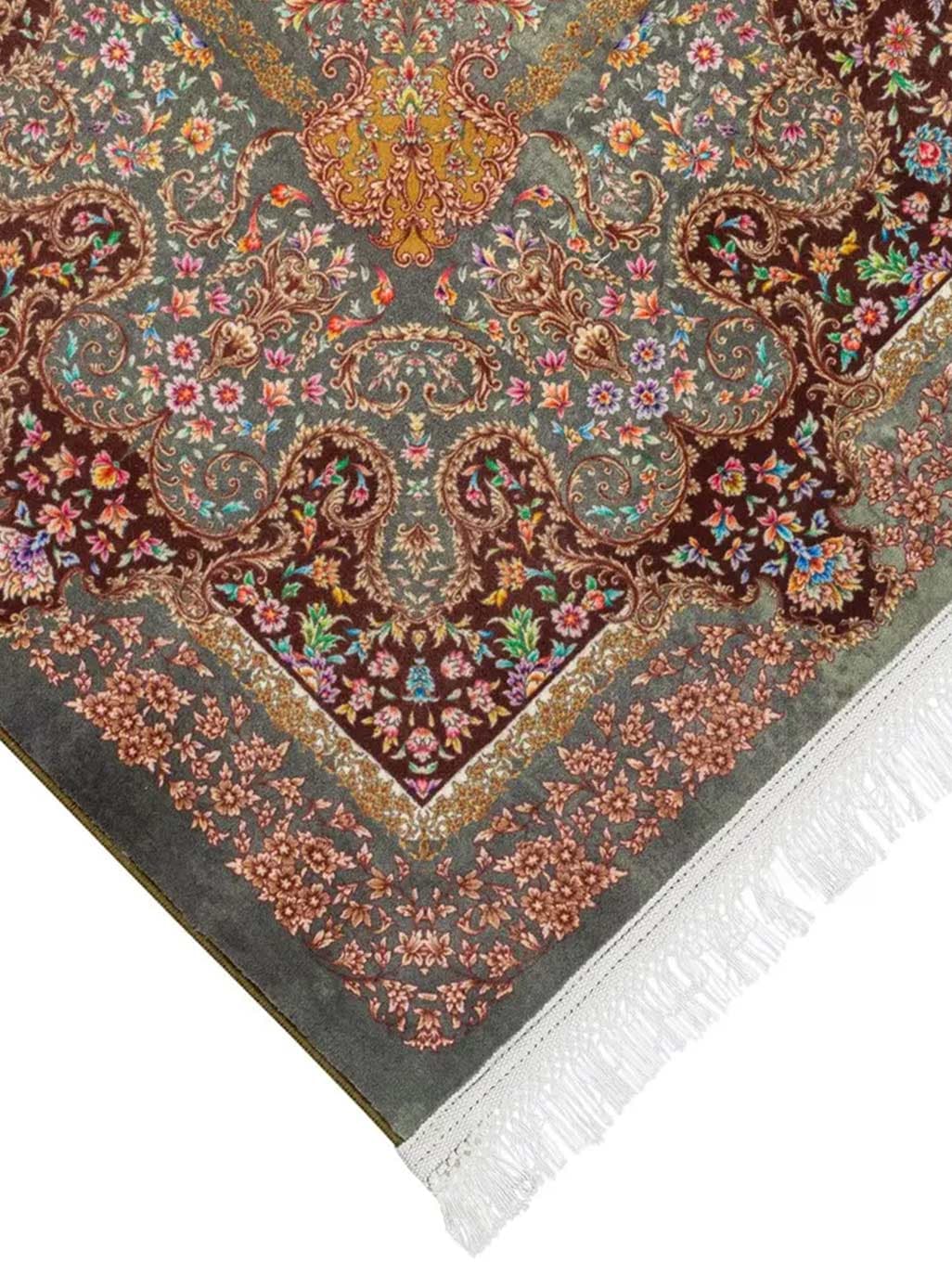 فرش تندیس طرح عرشیا رنگ سدری 1500 شانه کد 2154 — تصویر ۳