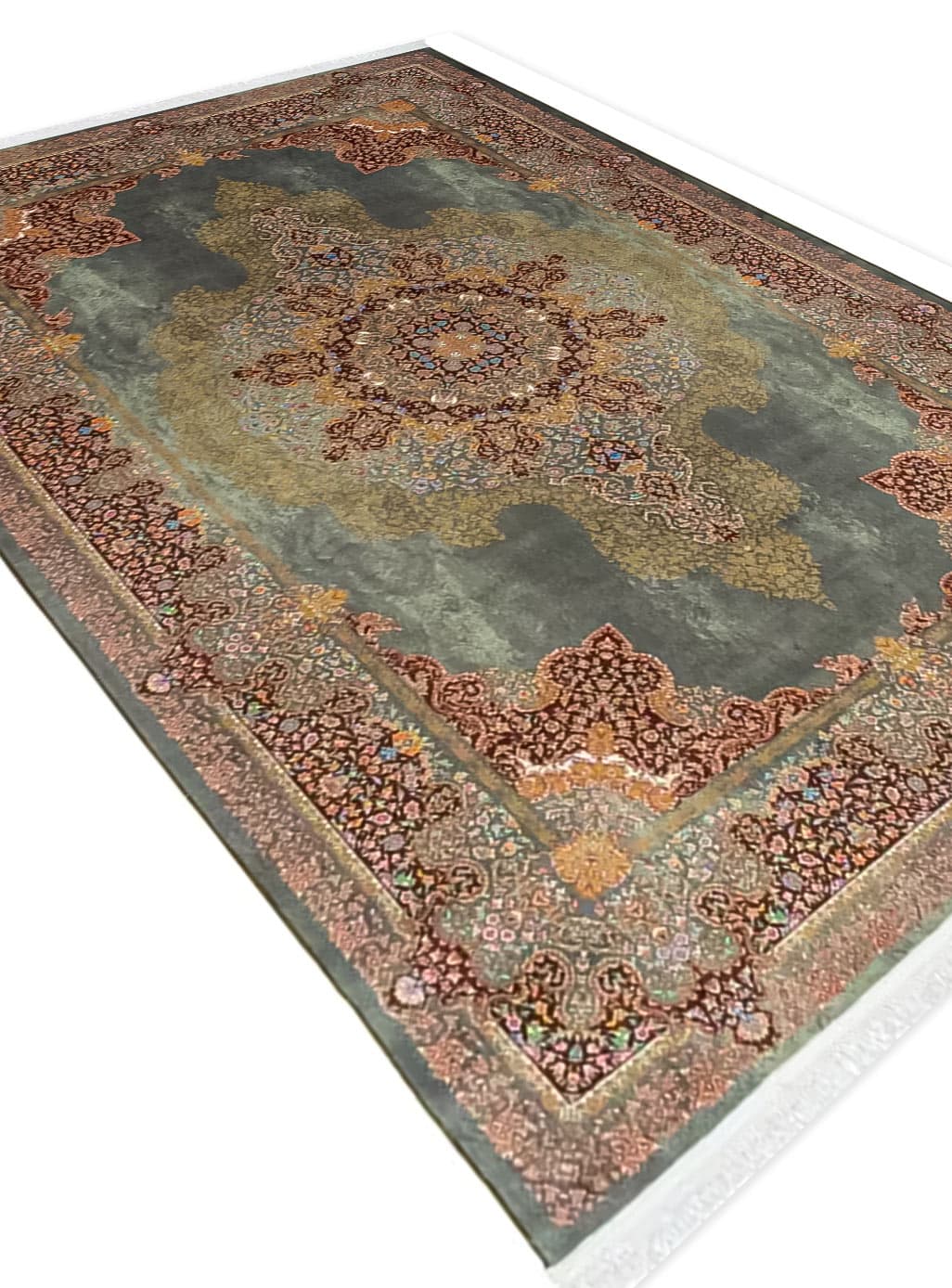 فرش تندیس طرح عرشیا رنگ سدری 1500 شانه کد 2154