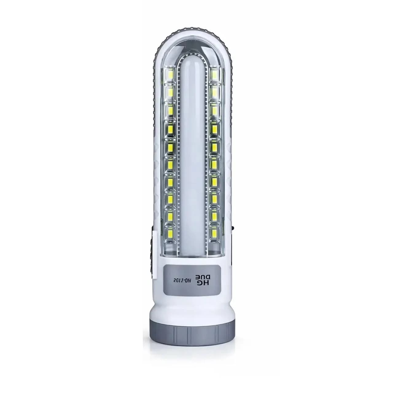 لامپ شارژی HGDUE مدل HG-7102 LED – سفید
