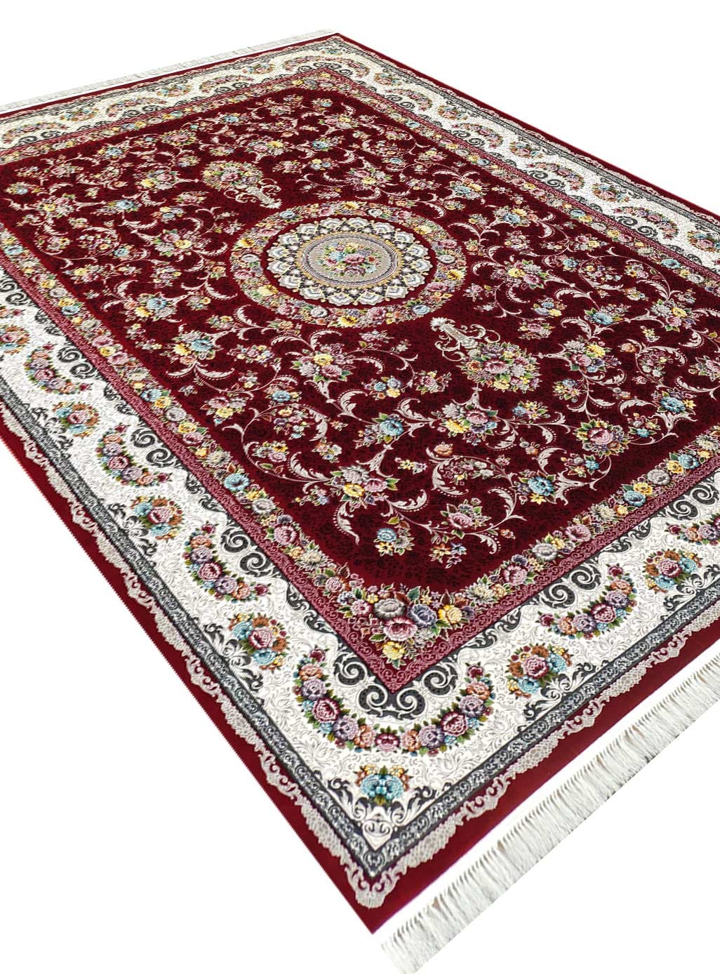 فرش طرح گل افشان 1200 شانه کد 913
