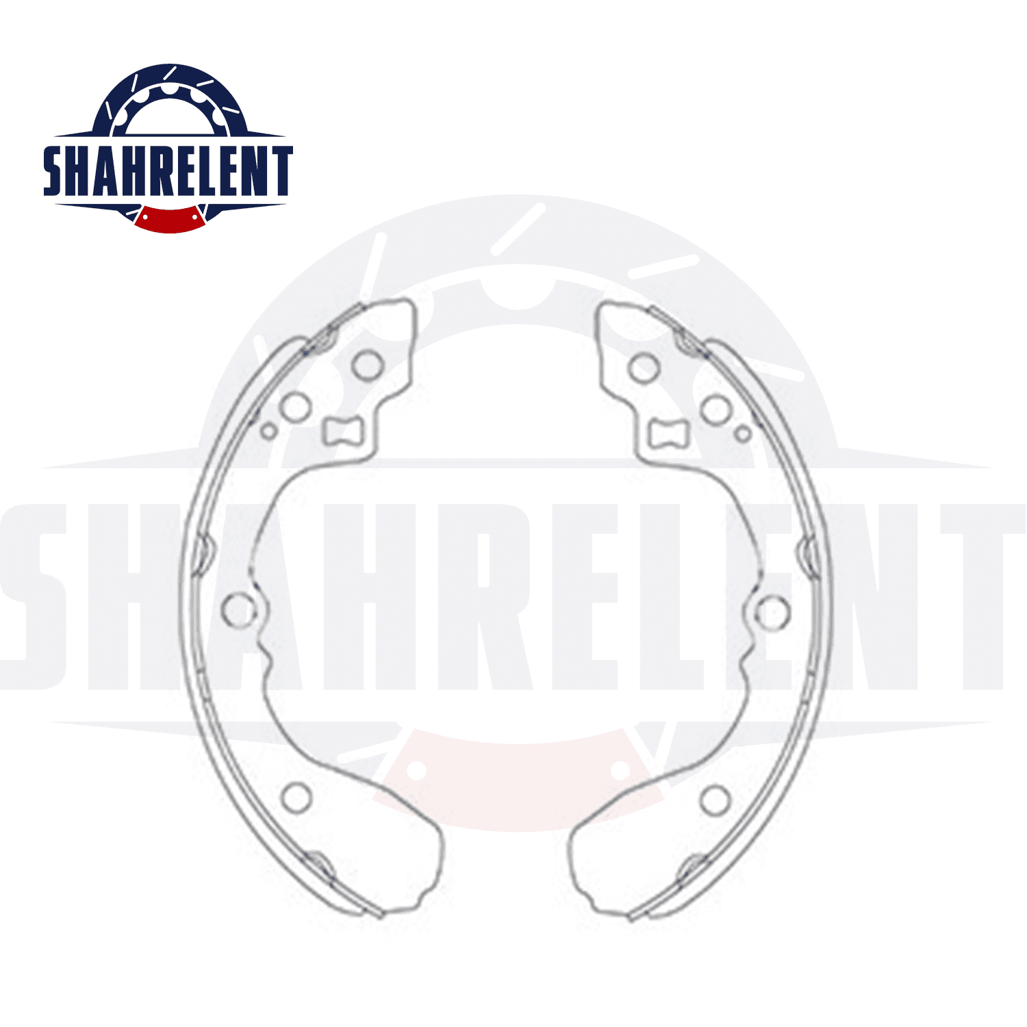 لنت ترمز عقب (کفشکی) پراید وانت برند پارس (PARS) — تصویر ۳