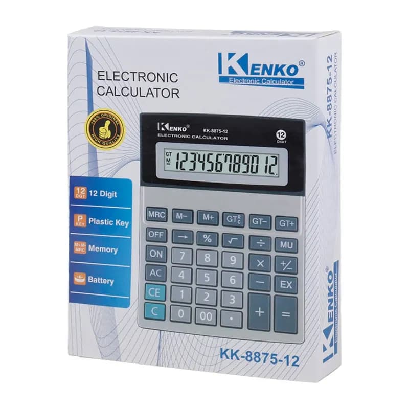 ماشین حساب کنکو مدل Kenko KK-8875-12 — تصویر ۴