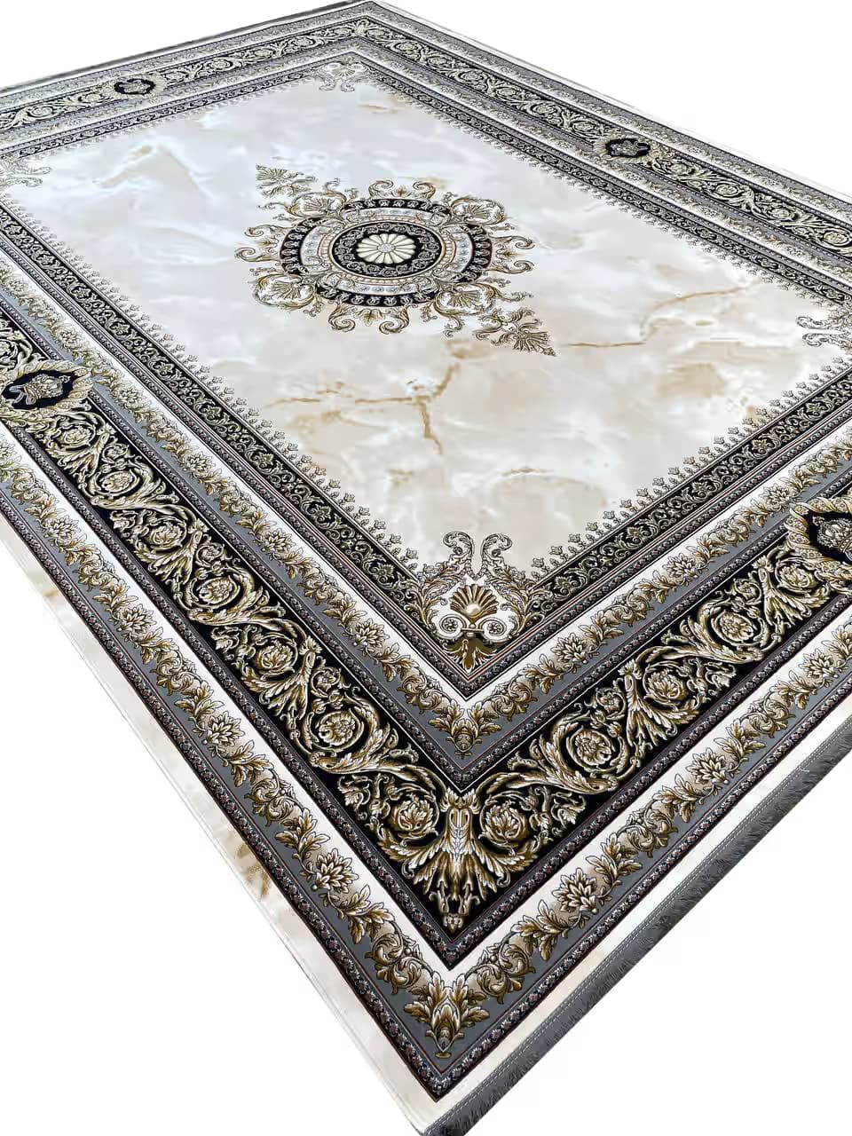 فرش فرانسوی طرح ژینوس 1200 شانه کد 1356 — تصویر ۷