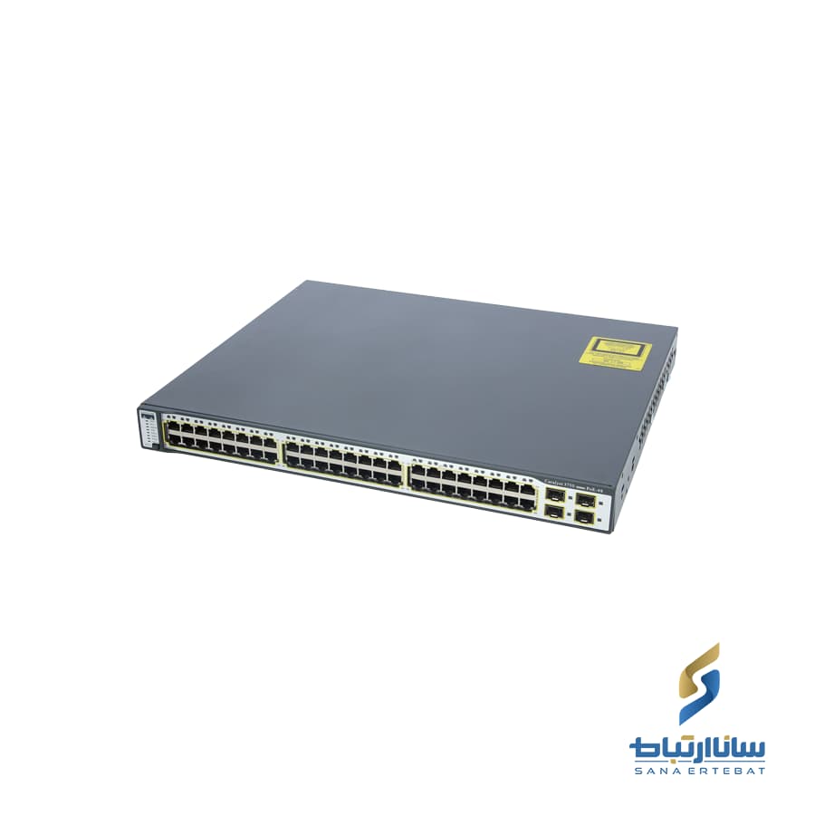 سوییچ 48 پورت POE سیسکو مدل WS-C3750-48PS-S — تصویر ۴