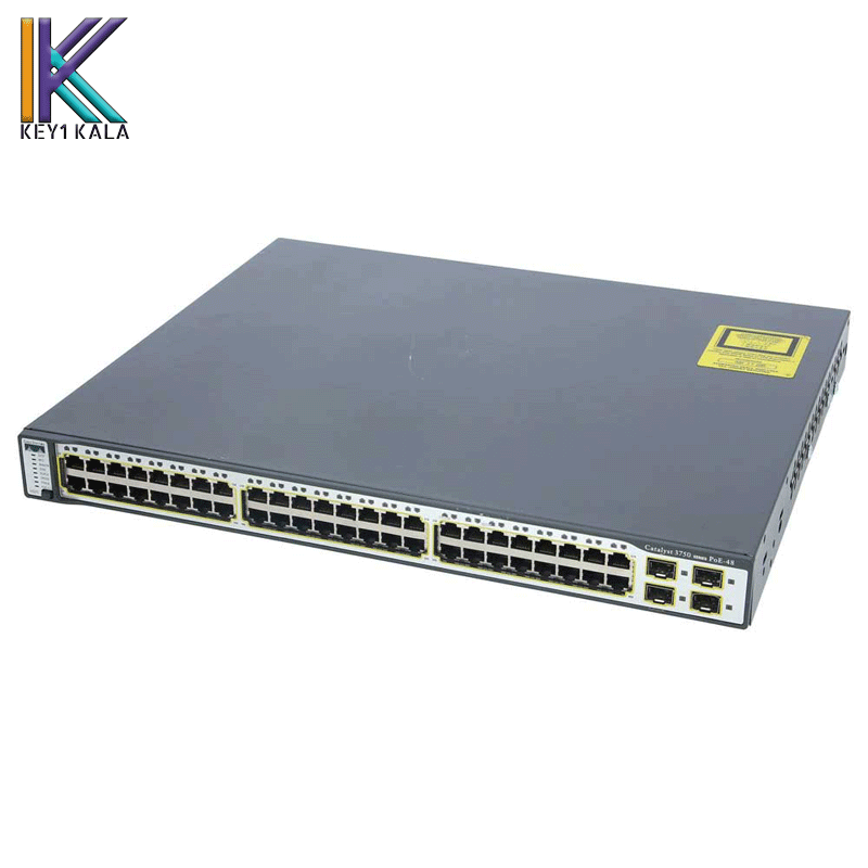 سوییچ 48 پورت POE سیسکو مدل WS-C3750-48PS-S — تصویر ۹