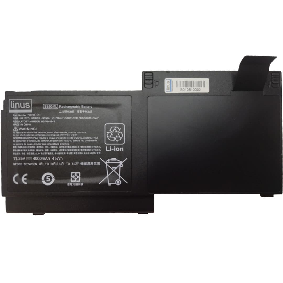 HP BATTERY EliteBook 820 G1 SB03XL 4000MAH