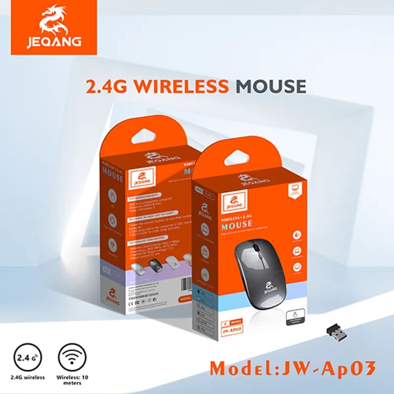 ماوس بلوتوثی جکنگ مدل Jeqang JW-AP03 — تصویر ۲