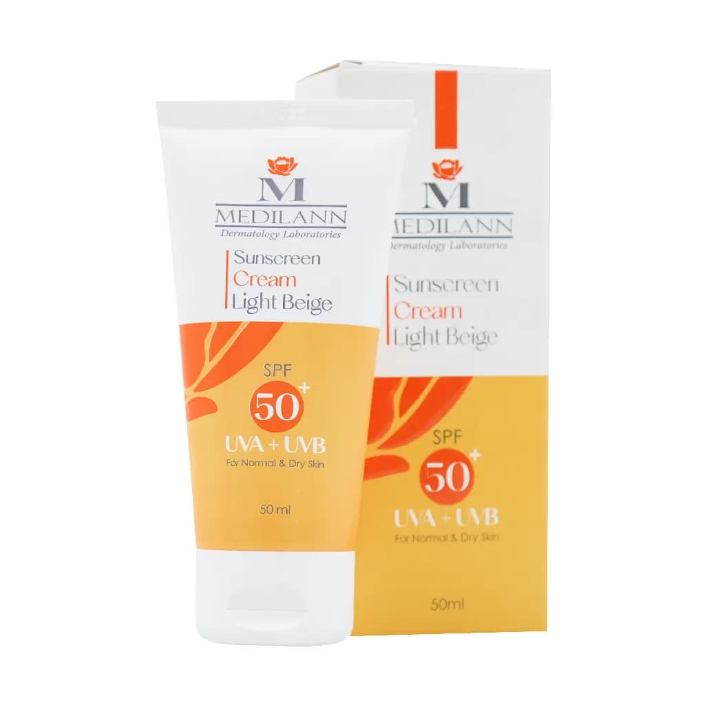 کرم ضد آفتاب بژ روشن مدیلن SPF 60