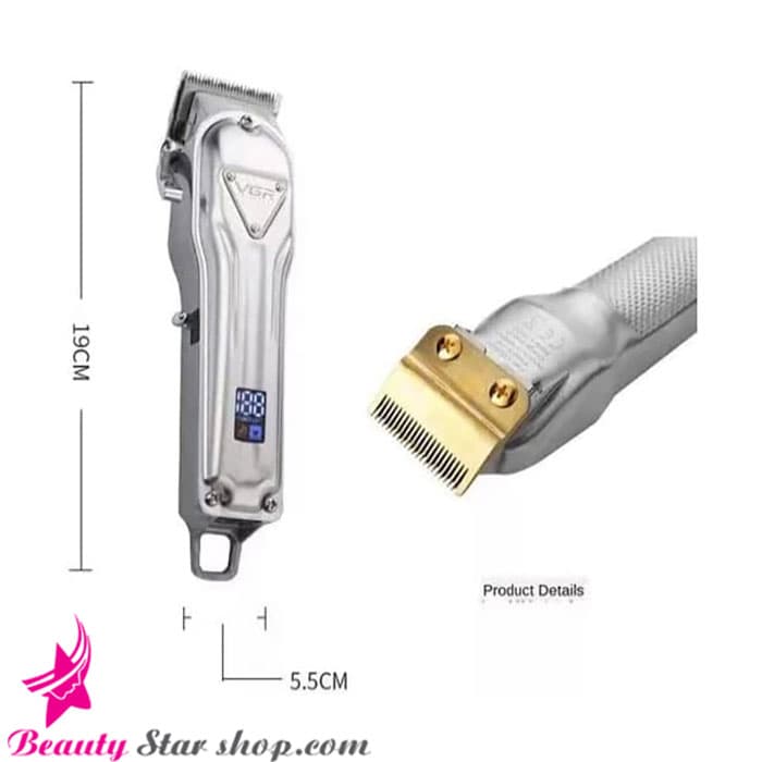 ماشین اصلاح کلیپر و حجم زن وی جی آر مدل V-140 — تصویر ۳