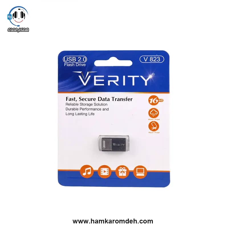 فلش V823 وریتی 16 گیگابایت USB 2.0 (VERITY) — تصویر ۲