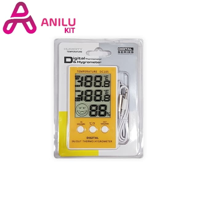 دماسنج و رطوبت سنج دیجیتالی DC-105 — تصویر ۳