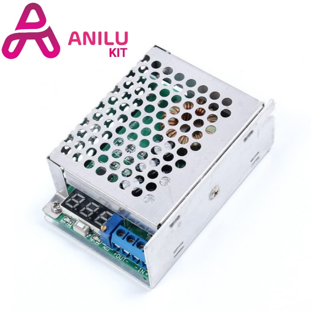 ماژول DC-DC کاهنده 10 آمپر 300W با نمایشگر ولتاژ — تصویر ۲
