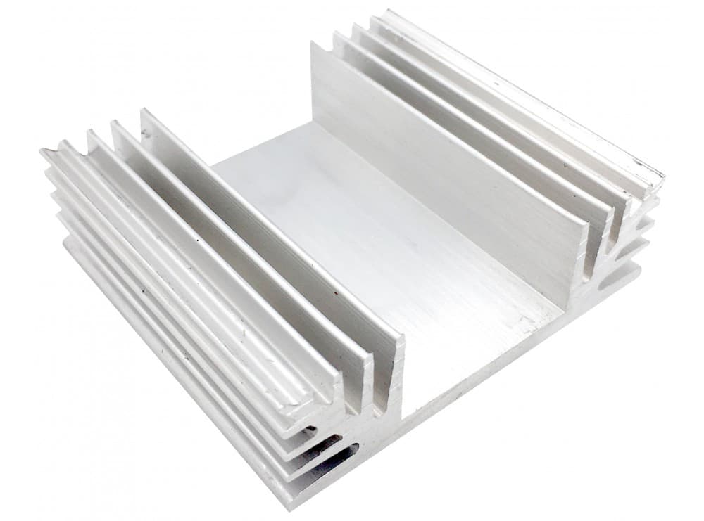 هیت سینک ۱۸ پره آلومینیومی ۶۵x60x20mm — تصویر ۲