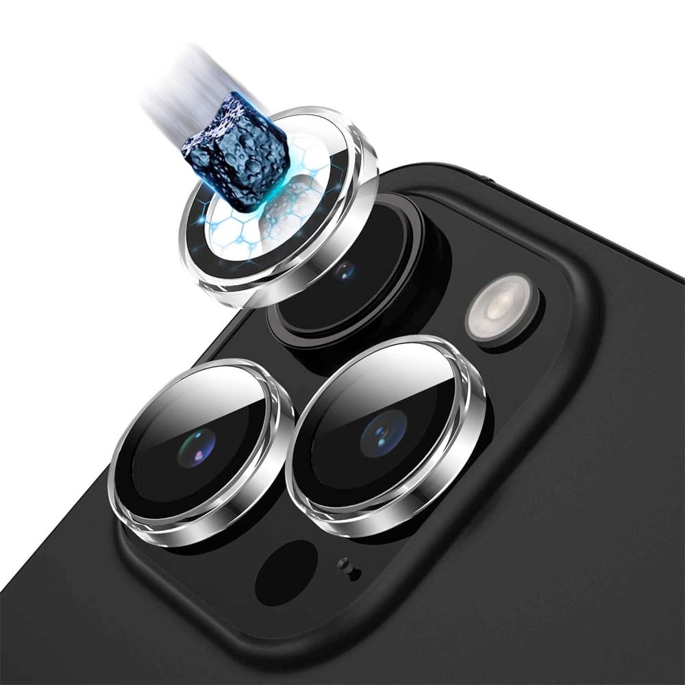 گلس لنز رینگی مناسب برای آیفون 15Promax — تصویر ۲
