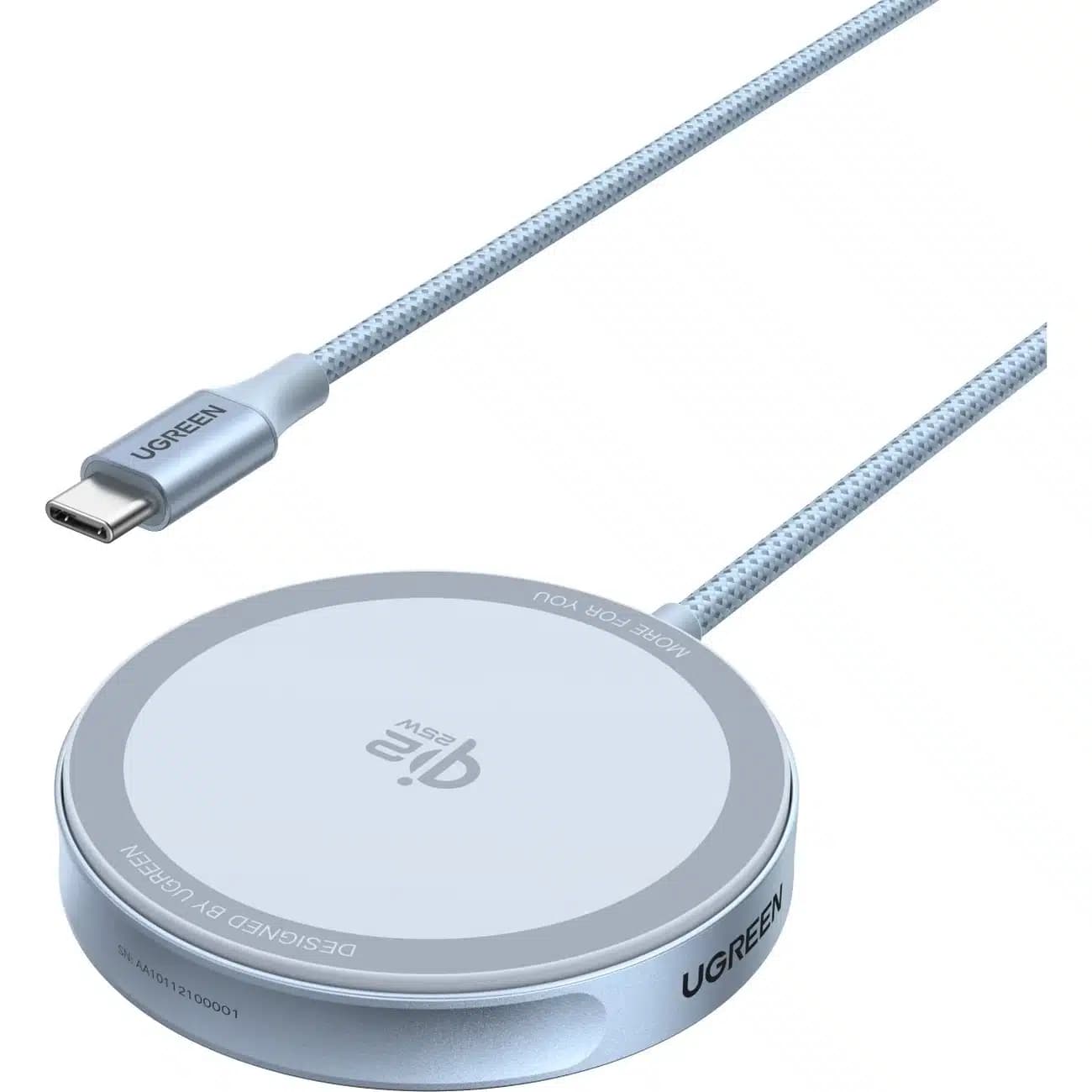 شارژر وایرلس یوگرین UGREEN مدل W753-55959 توان 25 وات — تصویر ۳