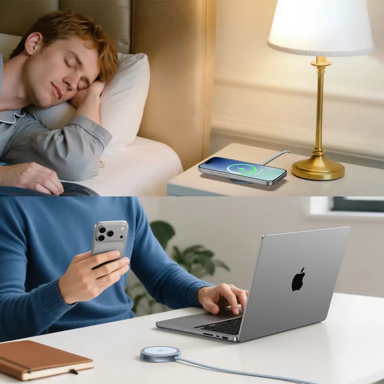 شارژر وایرلس یوگرین UGREEN مدل W753-55959 توان 25 وات — تصویر ۸