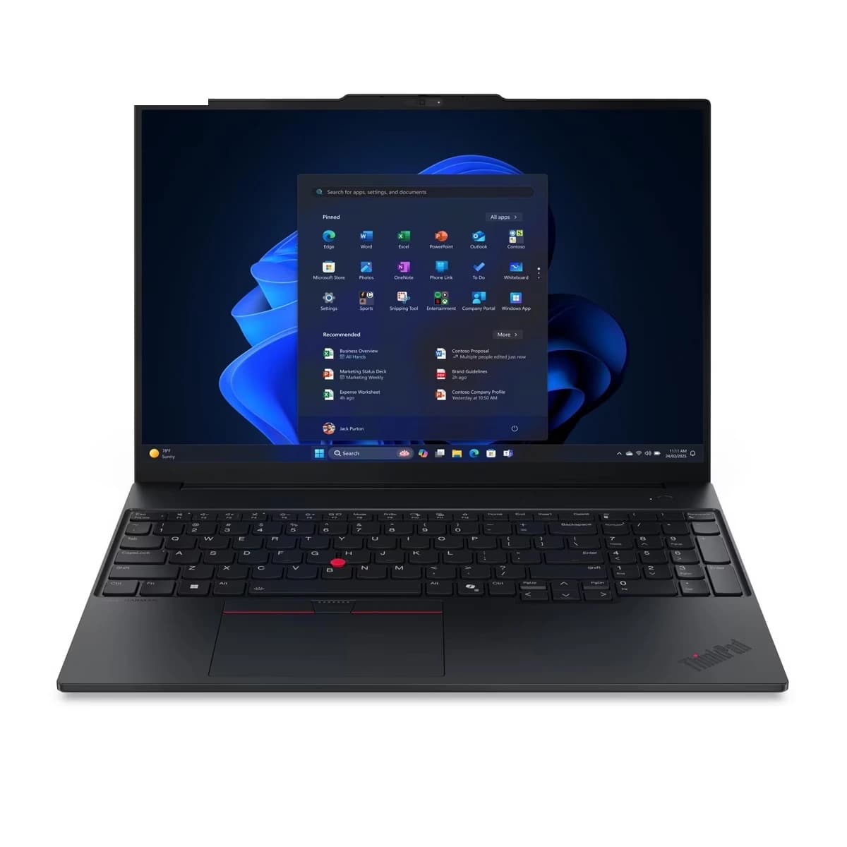 لپ تاپ لنوو 16 اینچی مدل ThinkPad E16 Gen 3 Ultra 5 226V 16GB 512GB