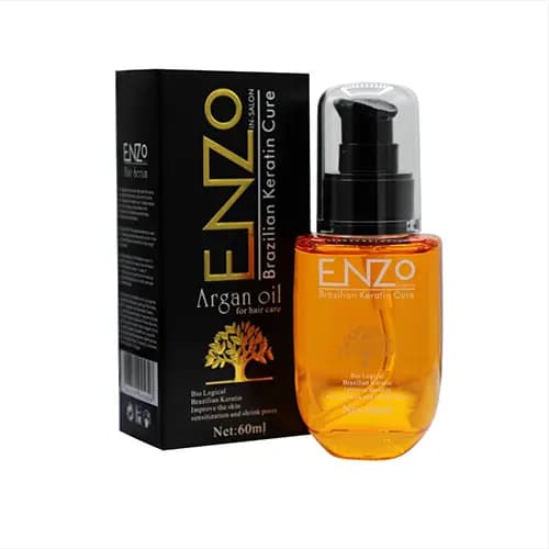 روغن ارگان مو انزو enzo کراتین برزیلی 60 میل
