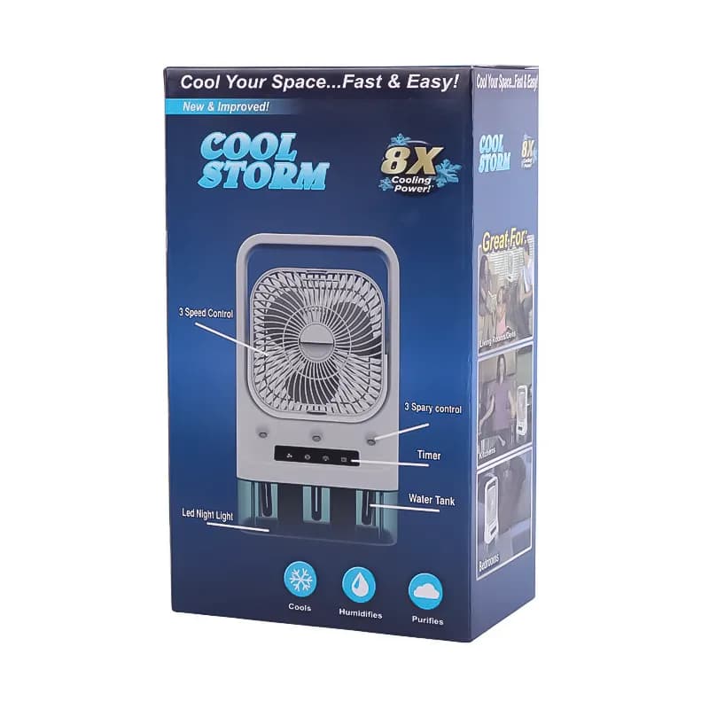 پنکه رومیزی رطوبت ساز مدل Cool Storm سری 8X — تصویر ۳
