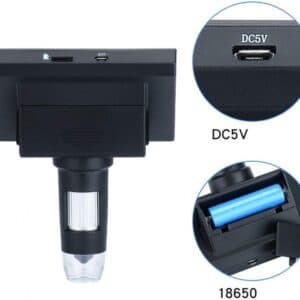 میکروسکوپ دیجیتال 1000X دارای نمایشگر 4.3 اینچی — تصویر ۳