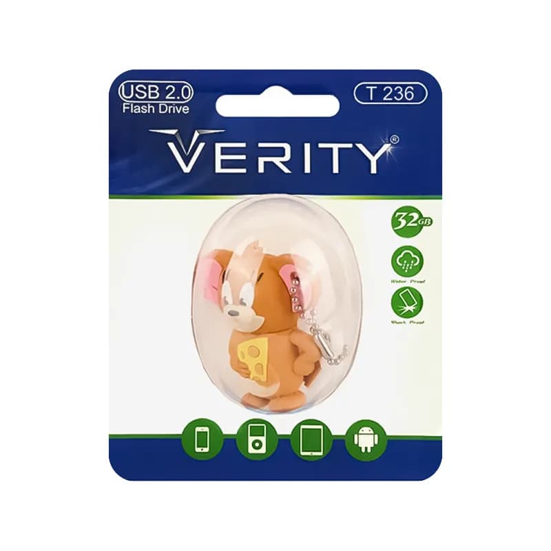 فلش مموری USB2.0 وریتی مدل Verity T236 ظرفیت 32 گیگابایت
