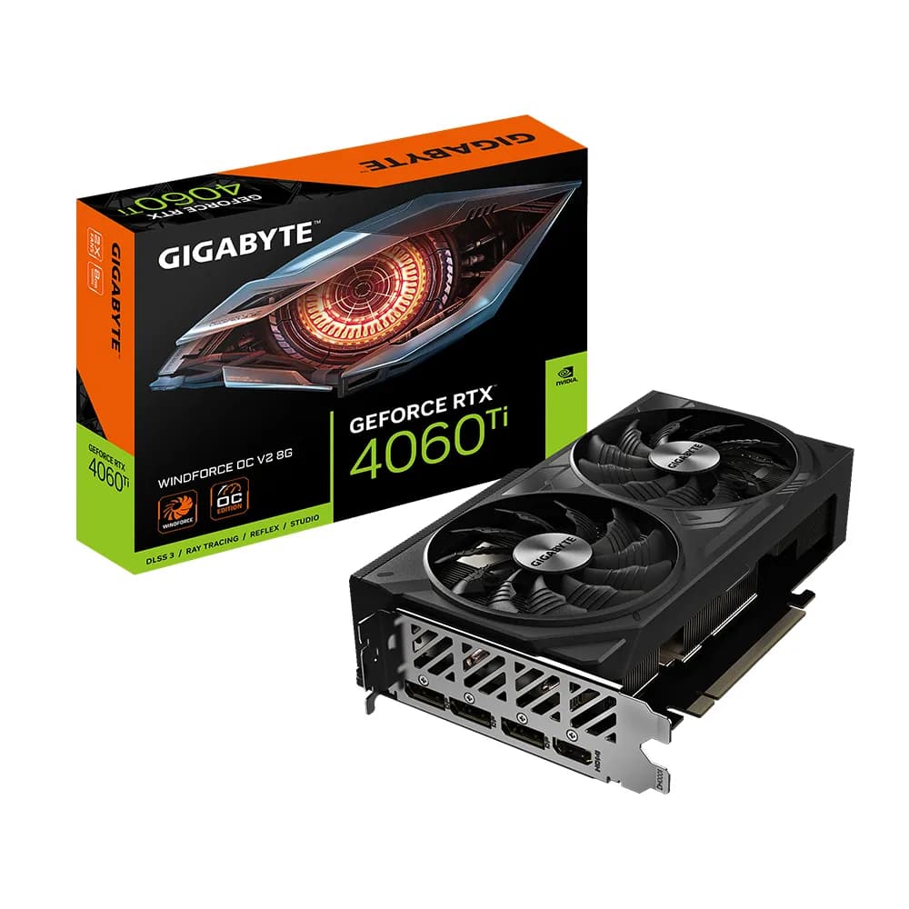 کارت گرافیک گیگابایت RTX 4060 Ti WINDFORCE OC V2 8G