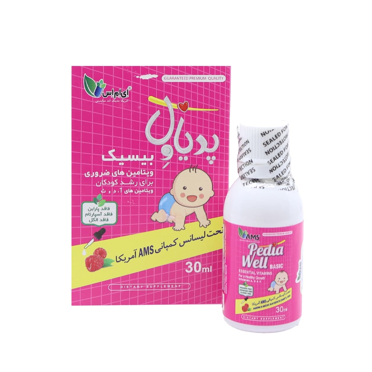 قطره بیسیک پدیاول ای ام اس 30 میلی لیتر