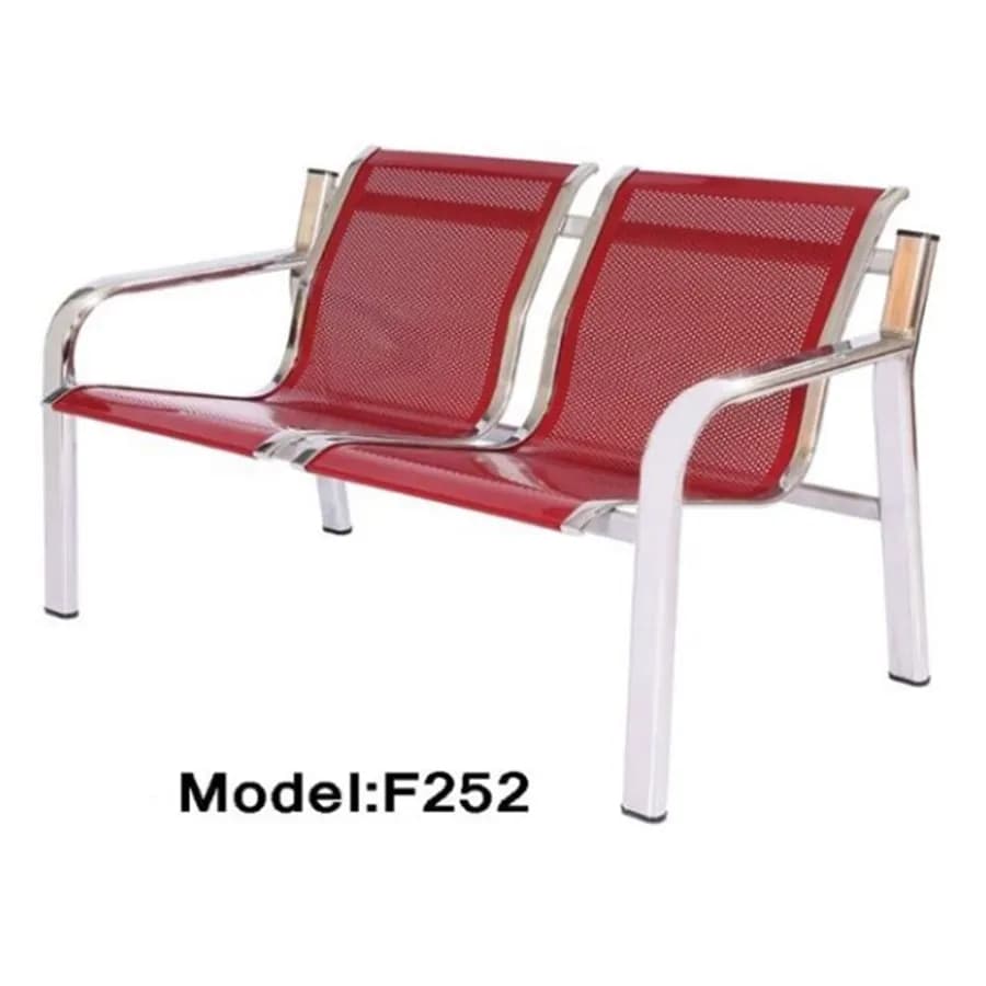 صندلی انتظار F-252 دسته دار بدون تشک شفق — تصویر ۲