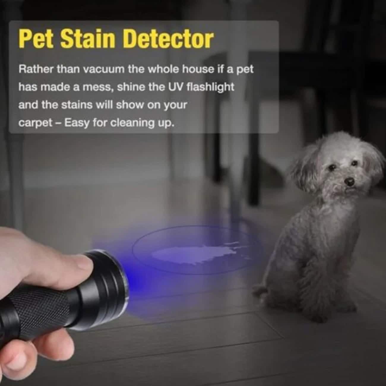 چراغ قوه UV مدل LED Scorpion Flashlight باتری خور — تصویر ۸