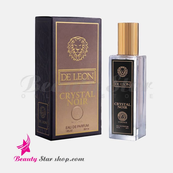 ادکلن زنانه دِلئون مدل ورساچه کریستال نویر (Versace Crystal Noir) حجم 33 میلی لیتر
