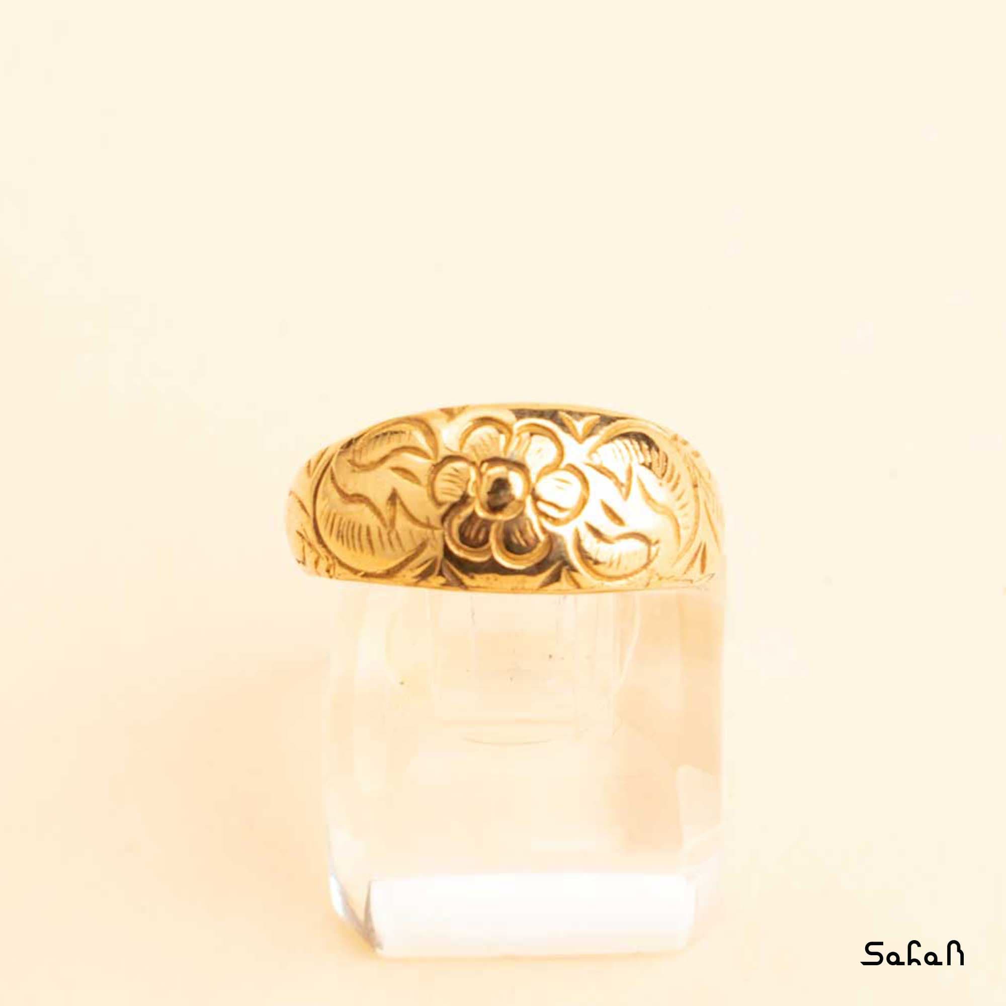 حلقه گلایل برنجی