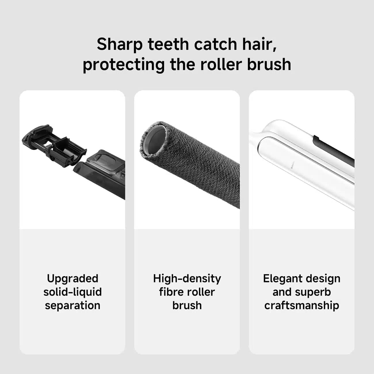جارو شارژی شیائومی Xiaomi اصل مدل W30 Pro خشک و مرطوب — تصویر ۳