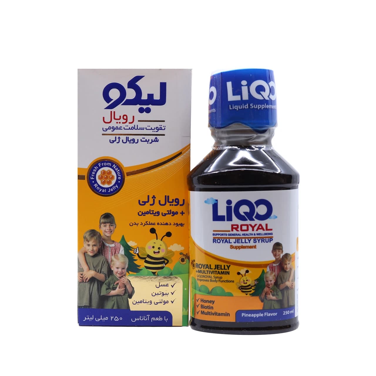 شربت لیکو رویال ژلی آبیان فارمد 250 میلی لیتر