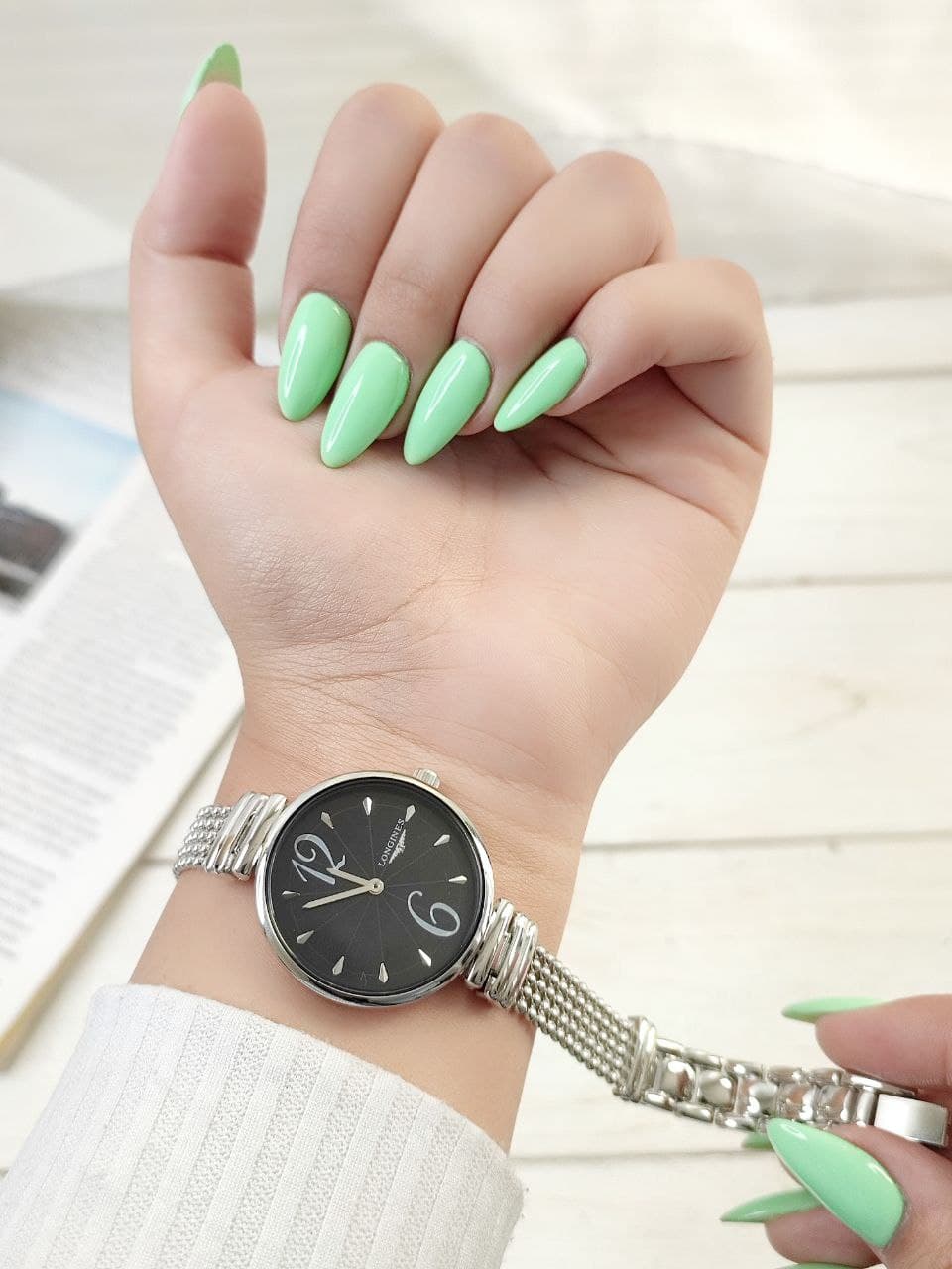 ساعت زنانه مارک longines کیفیت عالی رنگ ثابت در رنگ بندی متنوع کد 1924187 — تصویر ۲