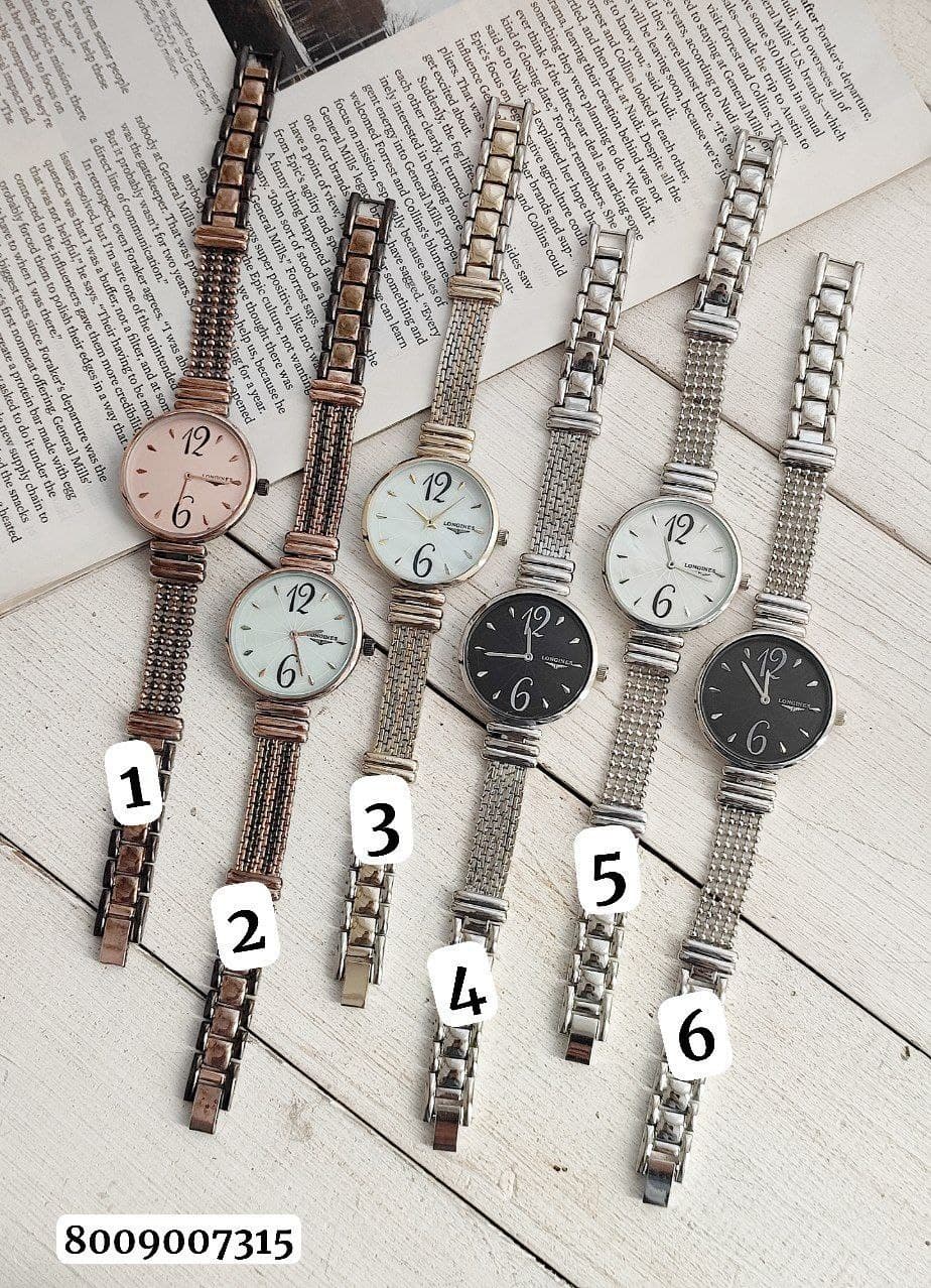 ساعت زنانه مارک longines کیفیت عالی رنگ ثابت در رنگ بندی متنوع کد 1924187