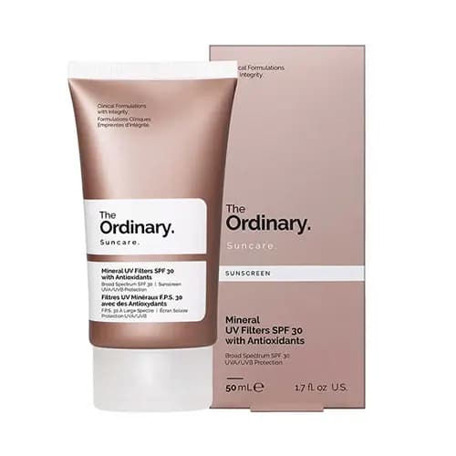 کرم ضد آفتاب مینرال حاوی آنتی اکسیدان SPF30 اوردینری 50ml